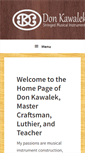 Mobile Screenshot of donkawalek.com